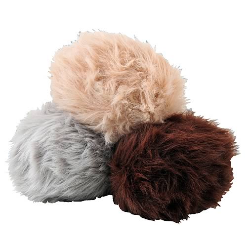 Star Trek Triple Tribble Plush Replica with Sound Set